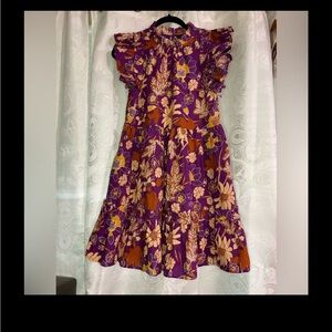 House of Harlow 1960 floral multicolored dress